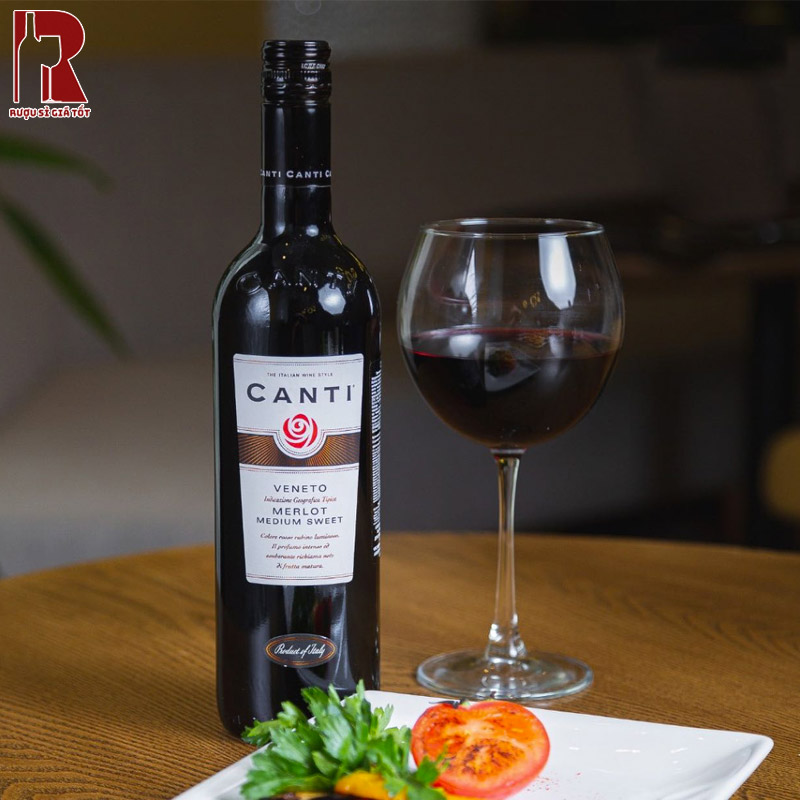 Thưởng Thức Rượu Canti Merlot Medium Sweet
