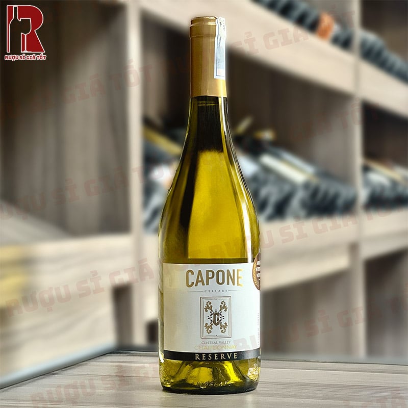 Rượu Vang Chile Trắng Capone Reserve Chardonnay nhập khẩu