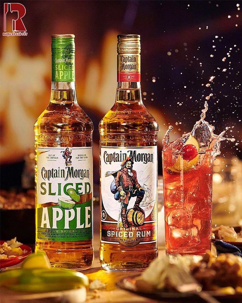 Rượu rum Captain Morgan mang đến vị rượu mượt mà êm ái, tổ hợp hương dễ chịu và ấm áp