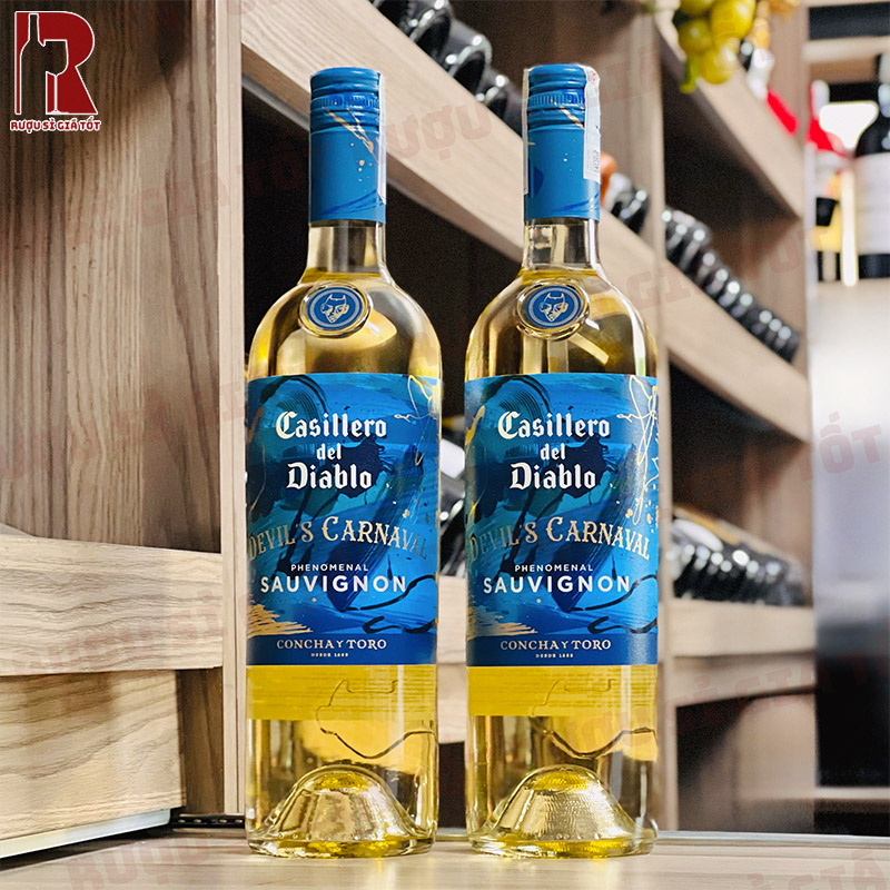 Rượu Vang Chile Trắng Devil's Carnaval Phenomenal Sauvignon Blanc nhập khẩu