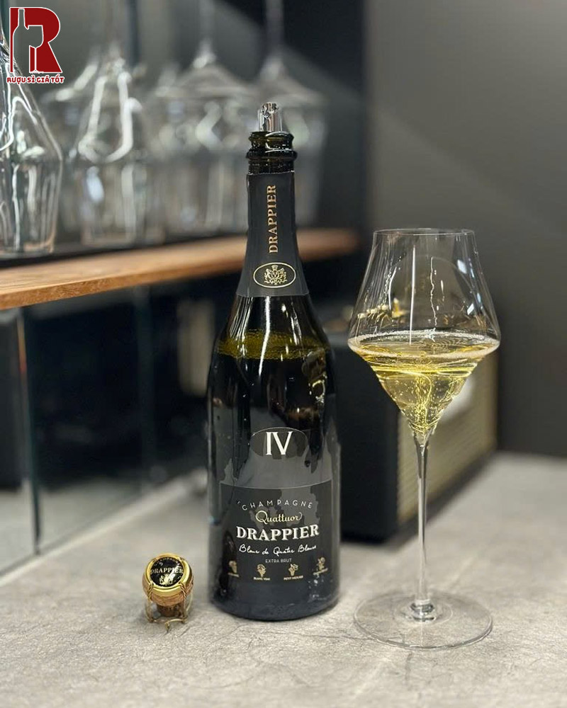 Mua Champagne Drappier Quattuor Blanc De Quatre Blancs Chính Ngạch