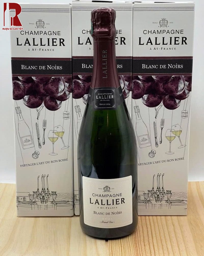 Champagne Lallier Blanc de Noirs Grand Cru Ăn Với Gì?