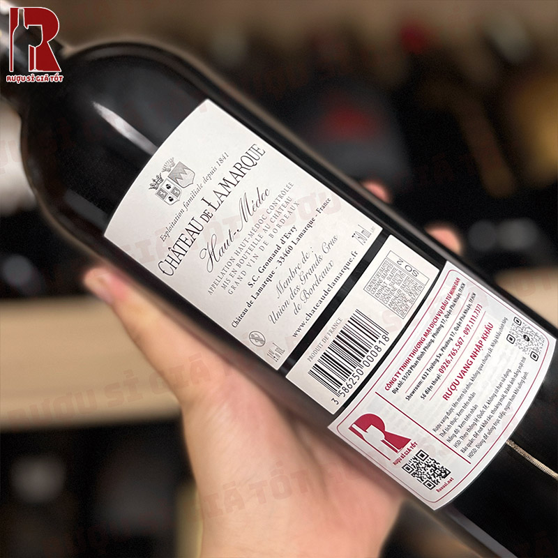 Rượu Vang Pháp Đỏ Chateau de Lamarque nhập khẩu giá rẻ chính hãng
