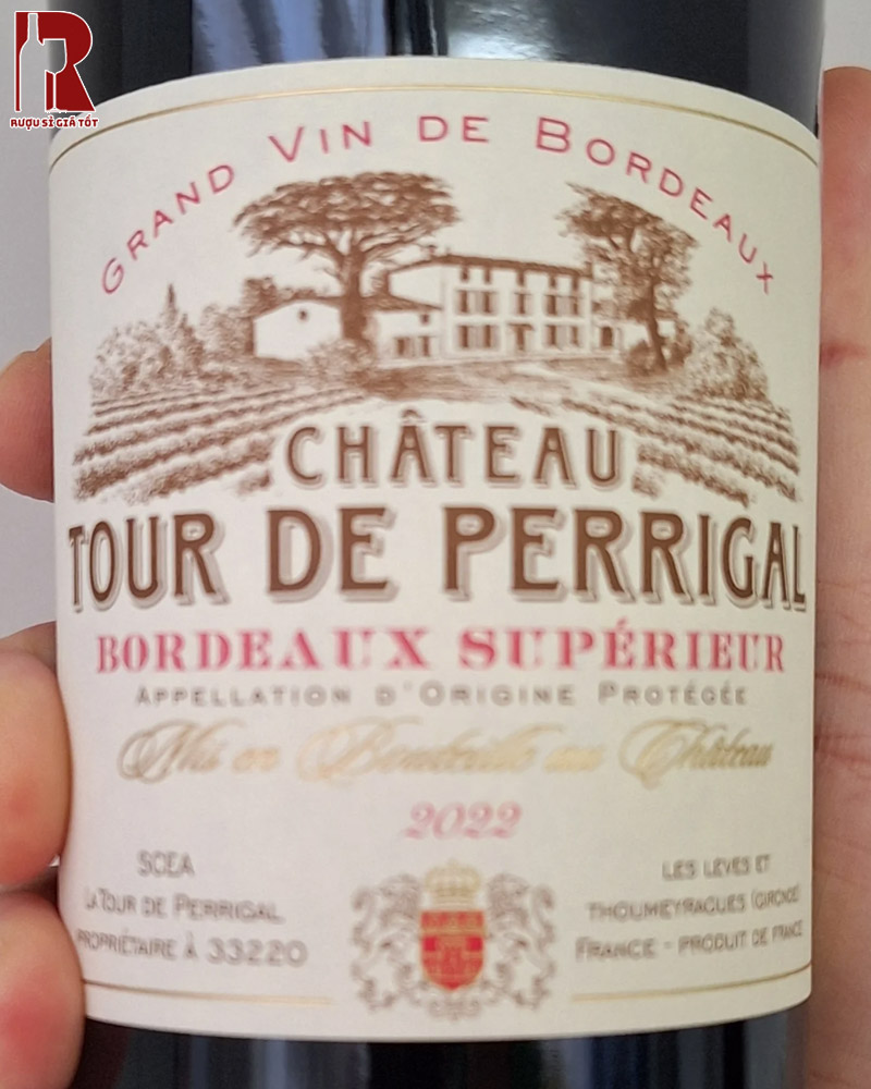 Thiết Kế Chai Chateau Tour De Perrigal Bordeaux Superieur