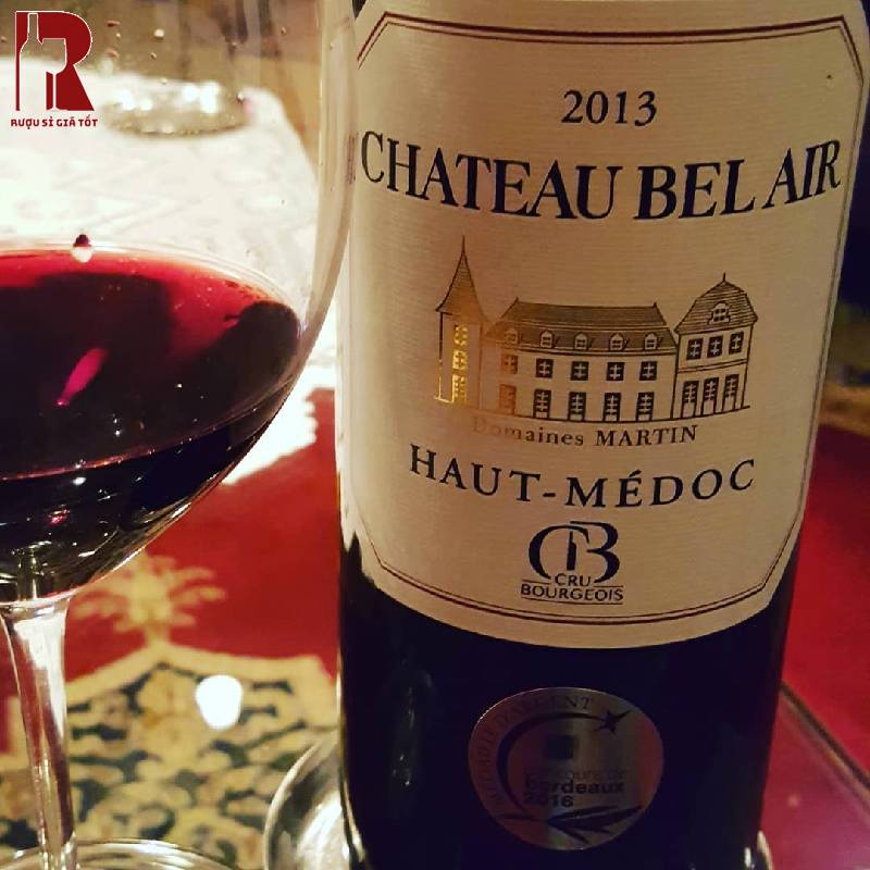 Rượu Vang Pháp Đỏ Chateau Bel Air Cru Bourgeois
