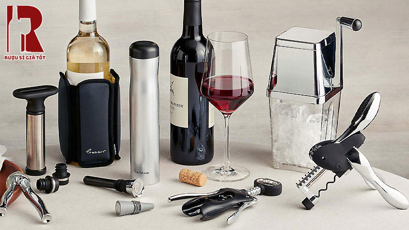 Phụ kiện mở rượu vang nên được sử dụng với 5 bước tiêu chuẩn