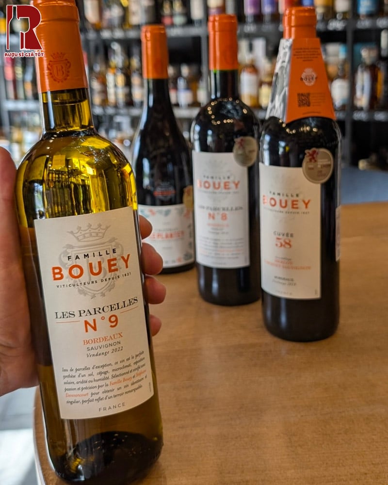 Hương Vị Vang Famille Bouey Les Parcelles No 9 Bordeaux Sauvignon
