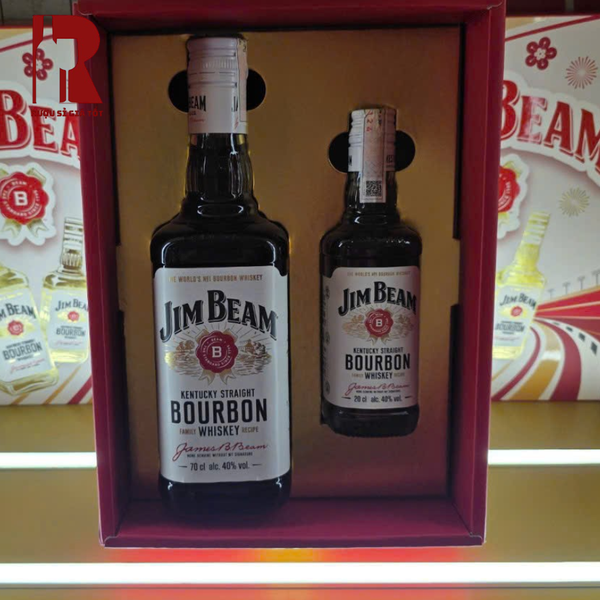 Rượu Jim Beam White Label - Hộp Quà Tết 2027
