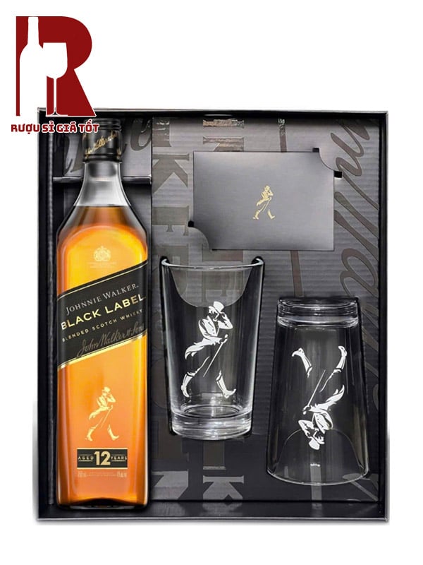 Hộp quà rượu Tết 2026 - Rượu Johnnie Walker Black Label