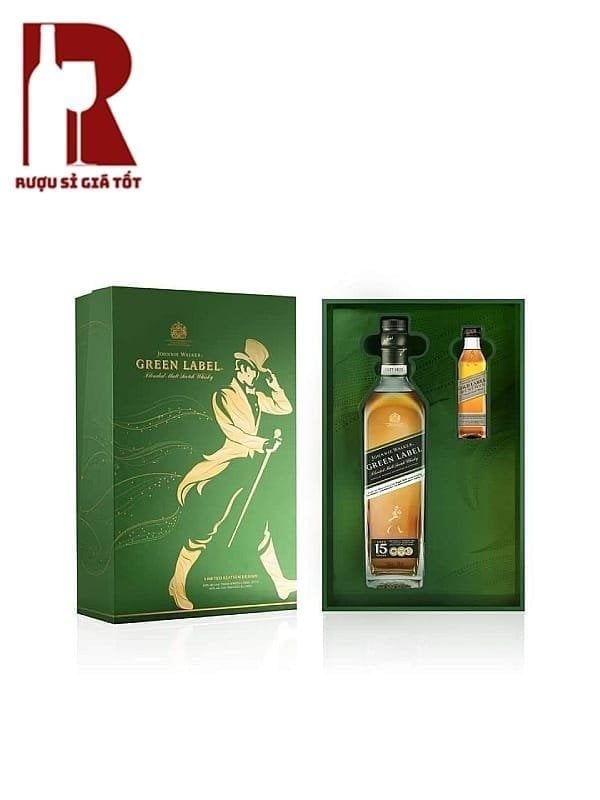 Hộp quà rượu Tết 2026 - Rượu Johnnie Walker Green Label