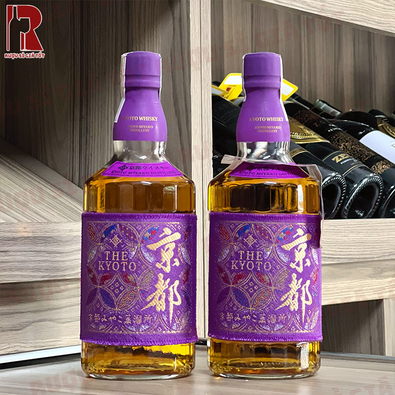 Rượu Kyoto Whiskey Nishijin Ori Murasaki Obi nhập khẩu