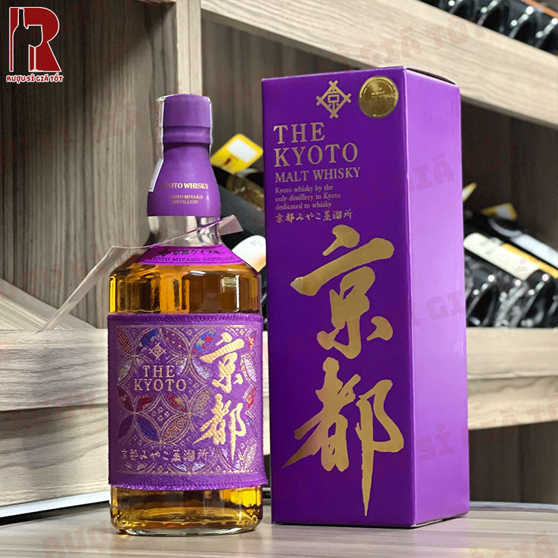 Rượu Kyoto Whiskey Nishijin Ori Murasaki Obi nhập khẩu giá rẻ