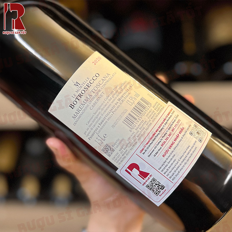 Rượu Vang Ý Đỏ Le Mortelle Botrosecco Maremma nhập khẩu giá rẻ chính hãng