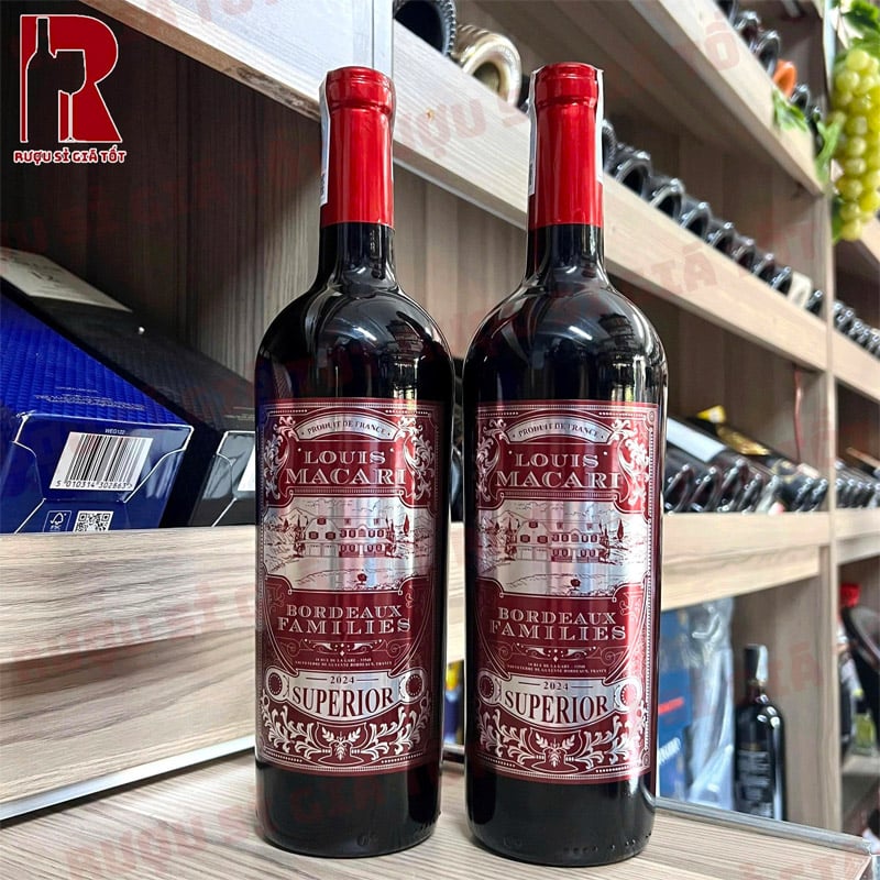 Mua Rượu Vang Pháp Đỏ Louis Macari Uy Tín