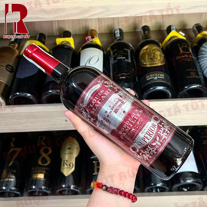 Thưởng Thức Rượu Vang Pháp Đỏ Louis Macari