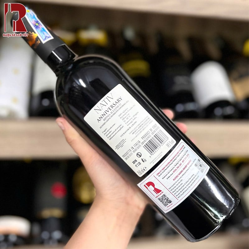 Rượu Vang Ý Đỏ Nativ Anniversary Aglianico nhập khẩu giá rẻ