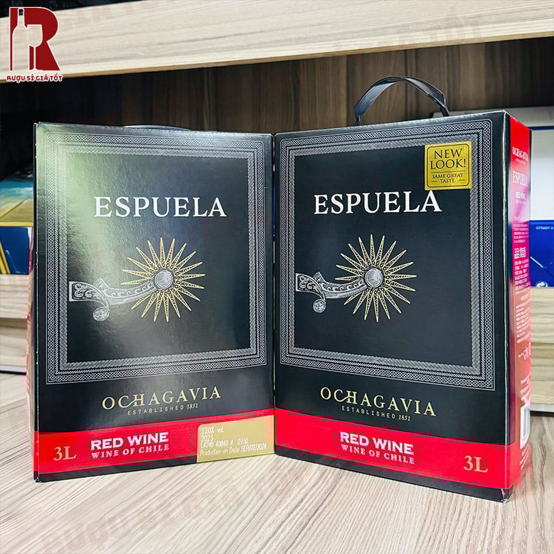 Rượu Vang Bịch Đỏ Ochagavia Espuela 3L