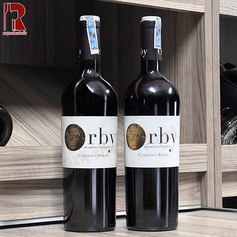 Rượu Vang Pháp Đỏ Orby N3 Cabernet Shiraz nhập khẩu