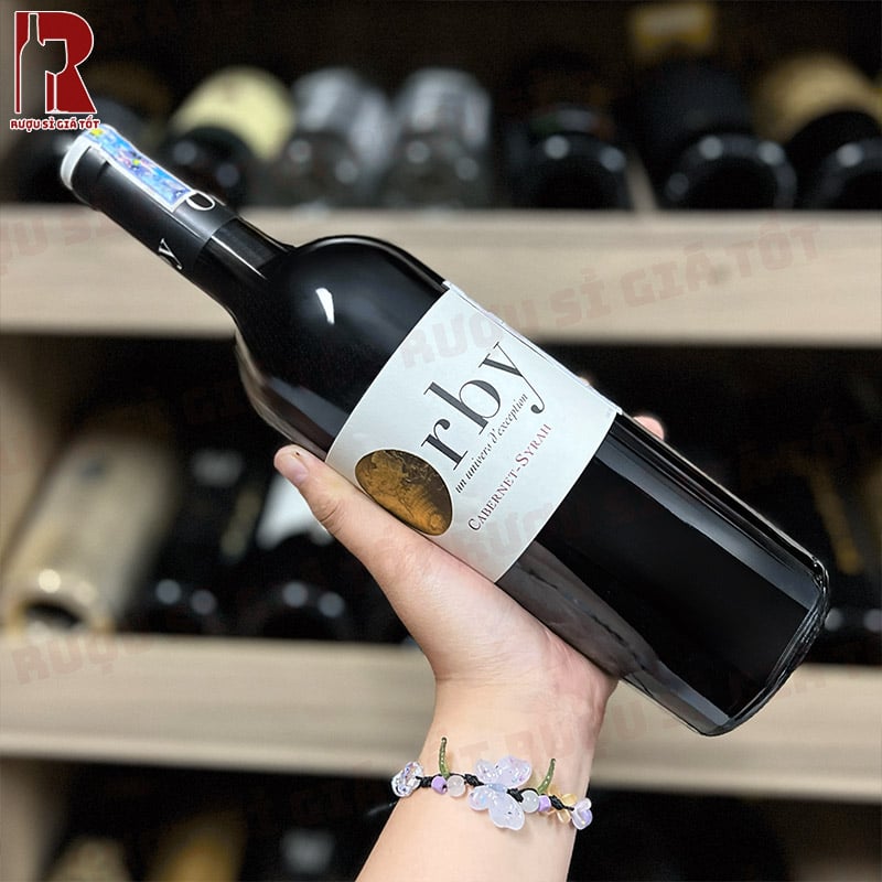 Rượu Vang Pháp Đỏ Orby N3 Cabernet Shiraz nhập khẩu giá rẻ