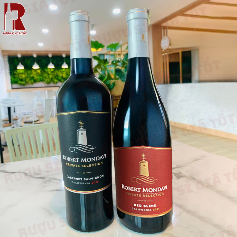 Rượu Vang Mỹ Đỏ Robert Mondavi Private Selection nhập khẩu