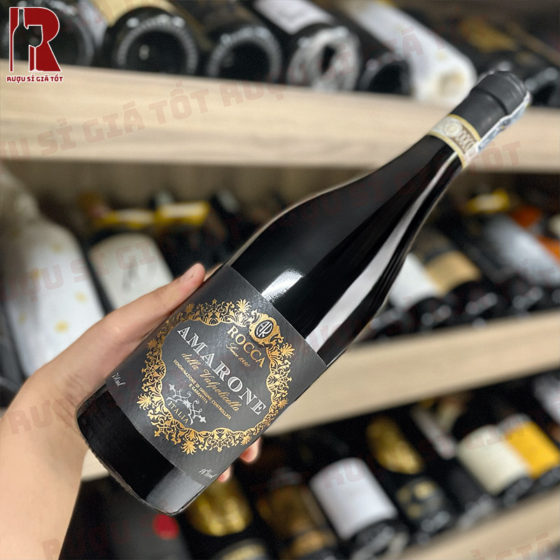 Rocca Amarone Della Valpolicella Classico DOCG có hương vị đậm đà và rõ ràng