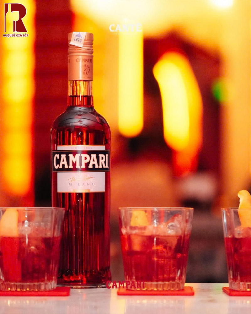 Pha Chế Rượu Campari Liqueur