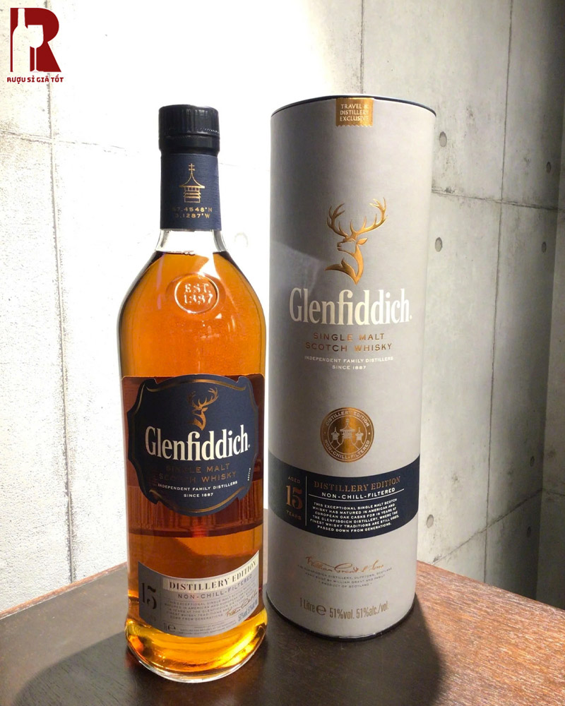 Giá Rượu Glenfiddich 15 Năm Distillery Edition Bao Nhiêu?