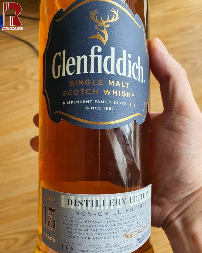 Rượu Glenfiddich 15 Năm Distillery Edition Chất Lượng