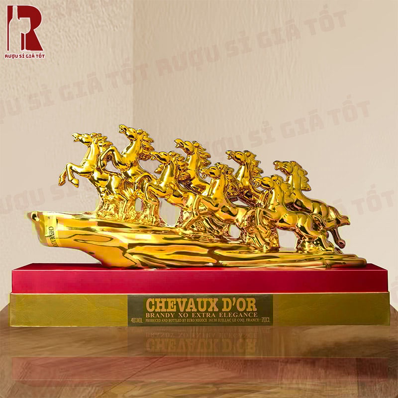 Rượu ngựa vàng Chevaux D'Or - rượu linh vật ngựa Tết Bính Ngọ 2026 chính hãng