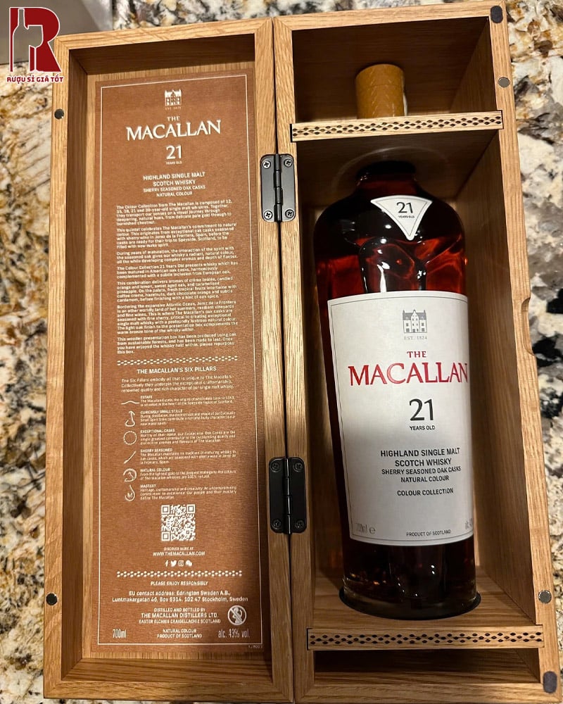 Giá Rượu Macallan 21 Năm Colour Collection