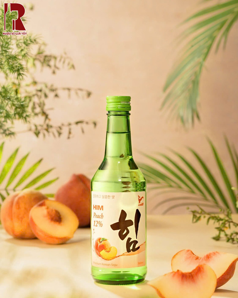 Rượu Soju Him Peach - Đào Chính Hãng