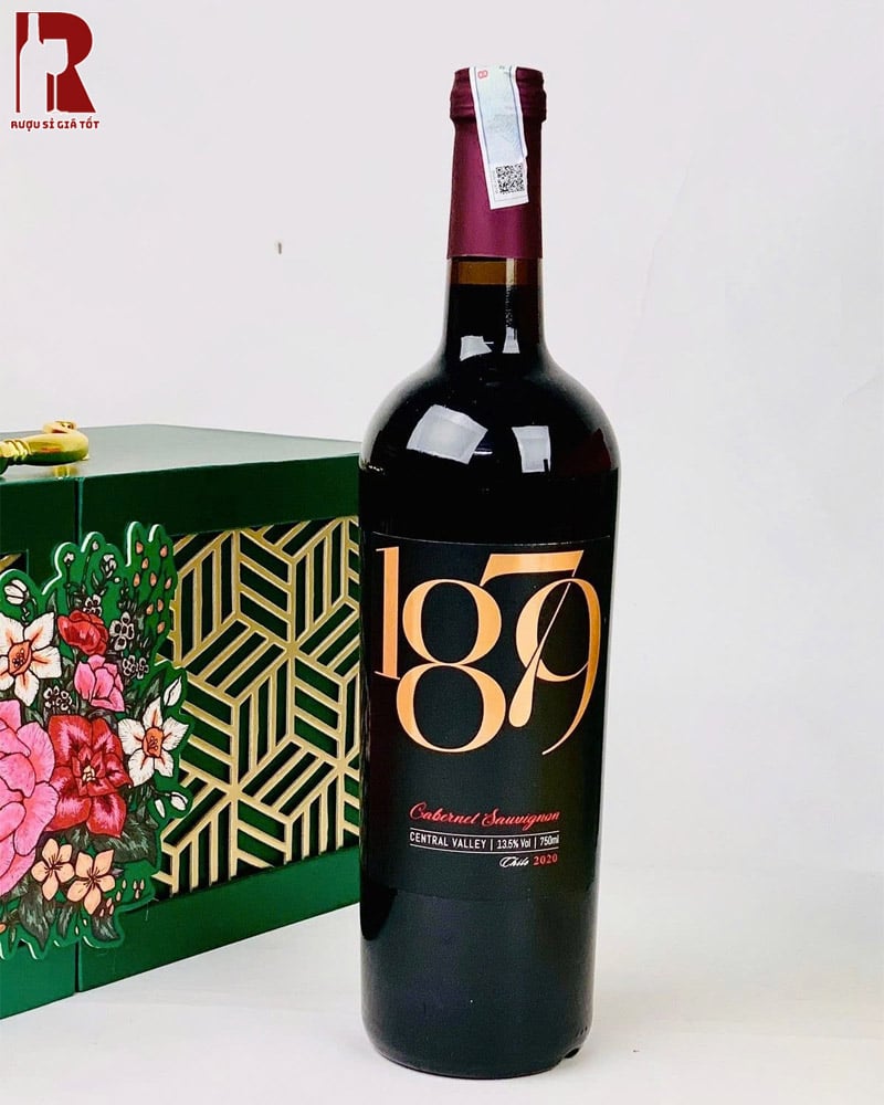 Thiết Kế Chai Rượu Vang Chile Đỏ 1879 Cabernet Sauvignon