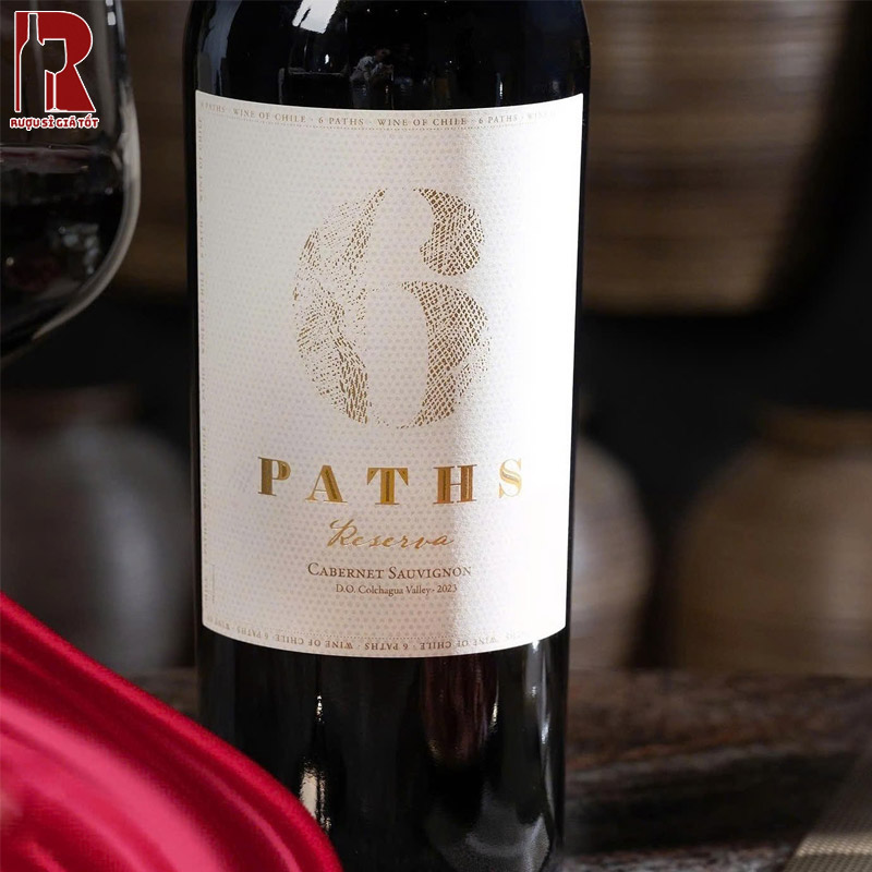 Rượu Vang Chile Đỏ 6 Paths Reserva Nhập Khẩu