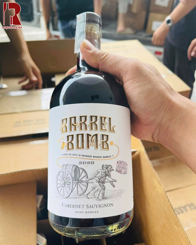 Giá Rượu Vang Mỹ Đỏ Barrel Bomb Cabernet Sauvignon Bao Nhiêu?