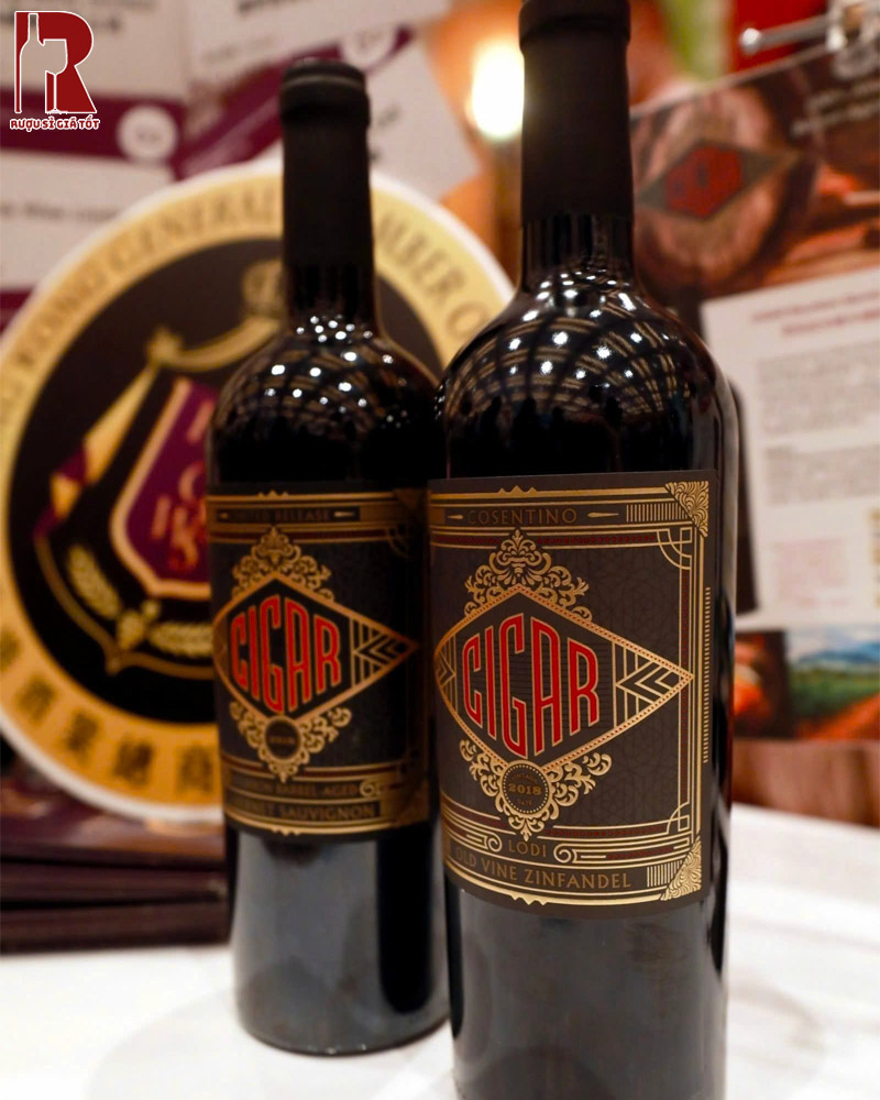 Rượu Vang Mỹ Đỏ Cigar Cellars Bourbon Barrel-Aged Cabernet Sauvignon Giá Tốt