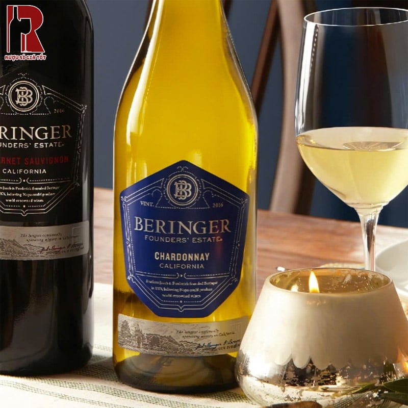 Kết Hợp Ẩm Thực Với Rượu Vang Mỹ Trắng Beringer Founder's Estate