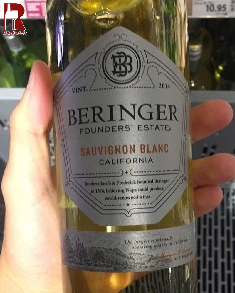 Rượu Vang Mỹ Trắng Beringer Founder's Estate Giá Bao Nhiêu?