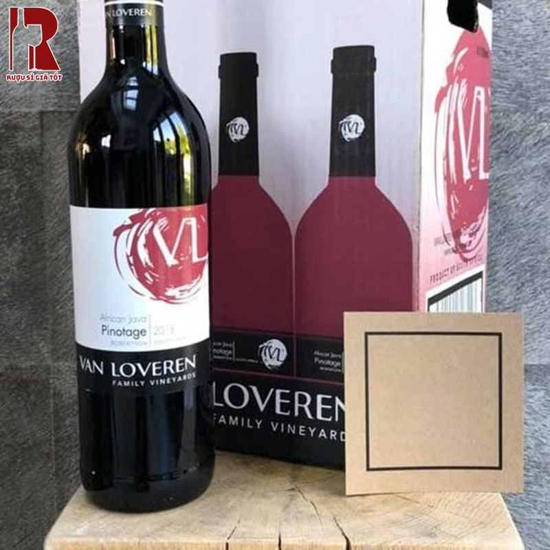Mua Rượu Vang Nam Phi Đỏ Van Loveren African Java Pinotage Chính Hãng