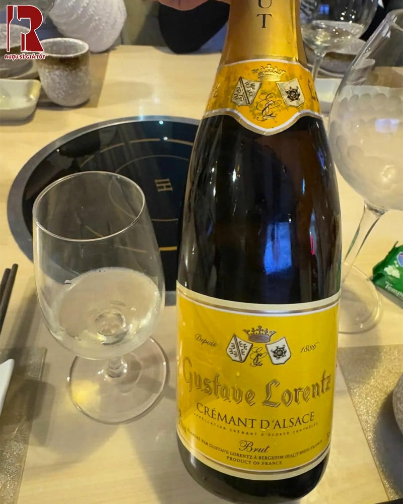 Rượu Vang Nổ Gustave Lorentz Crémant d'Alsace Brut Giá Rẻ