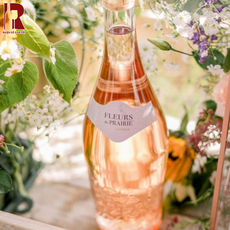 Rượu Vang Nổ Hồng Fleurs De Prairie Brut Rose Nhập Khẩu Chính Hãng