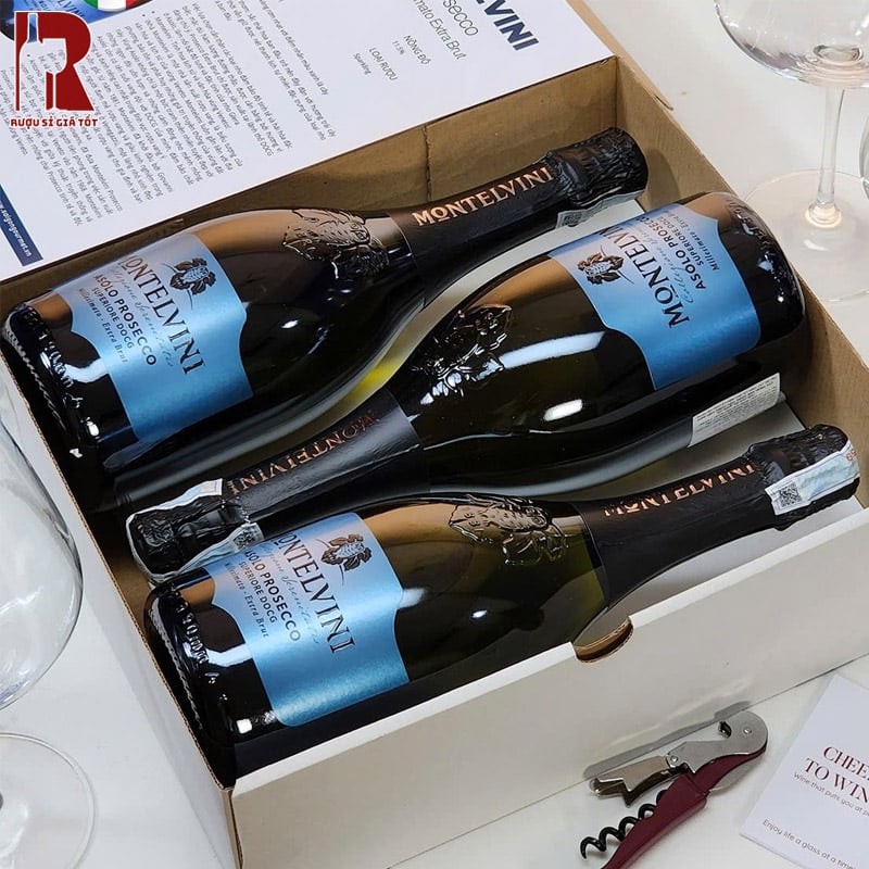 Mua Rượu Vang Nổ Montelvini Prosecco Rose Brut Uy Tín