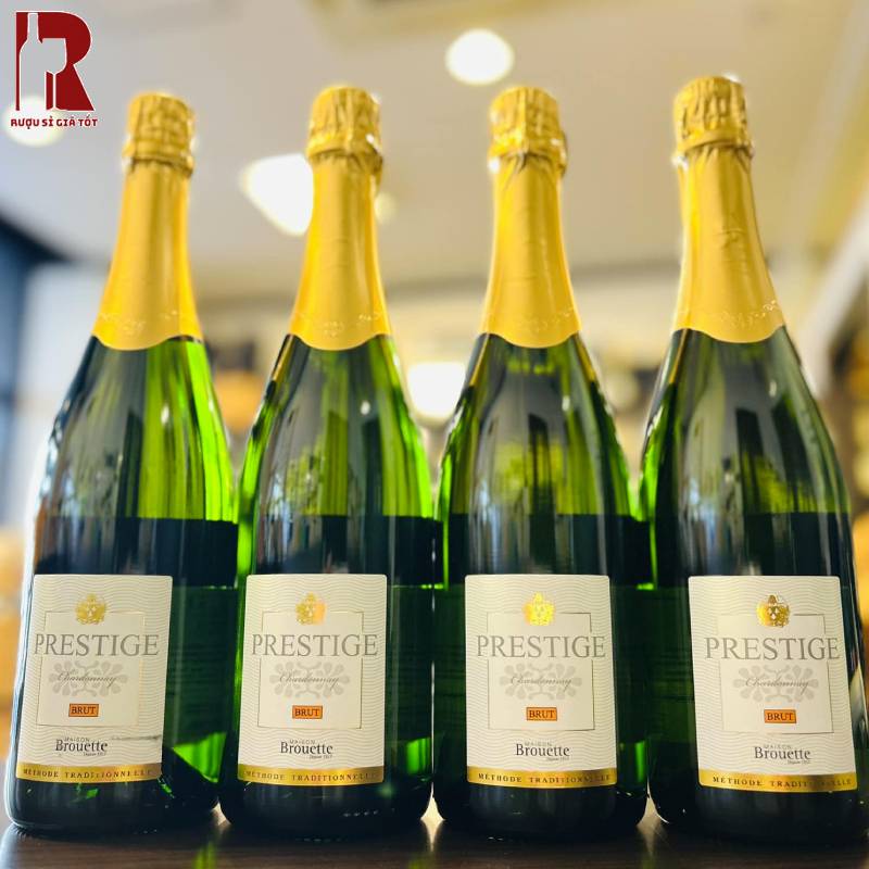 Mua Rượu Vang Nổ Prestige Brut Blanc de Blanc Maison Buissonnier Nhập Khẩu