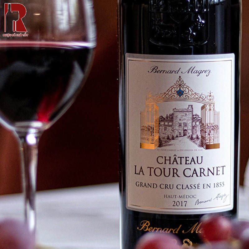 Rượu Vang Pháp Đỏ Chateau La Tour Carnet Giá Bao Nhiêu?