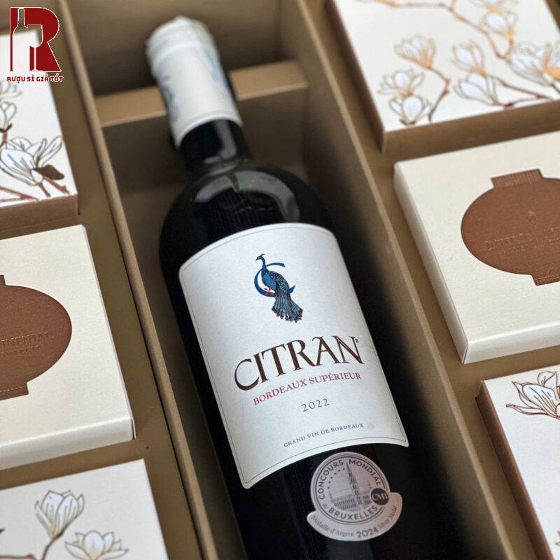 Giá Rượu Vang Pháp Đỏ Citran Superieur Trên Thị Trường