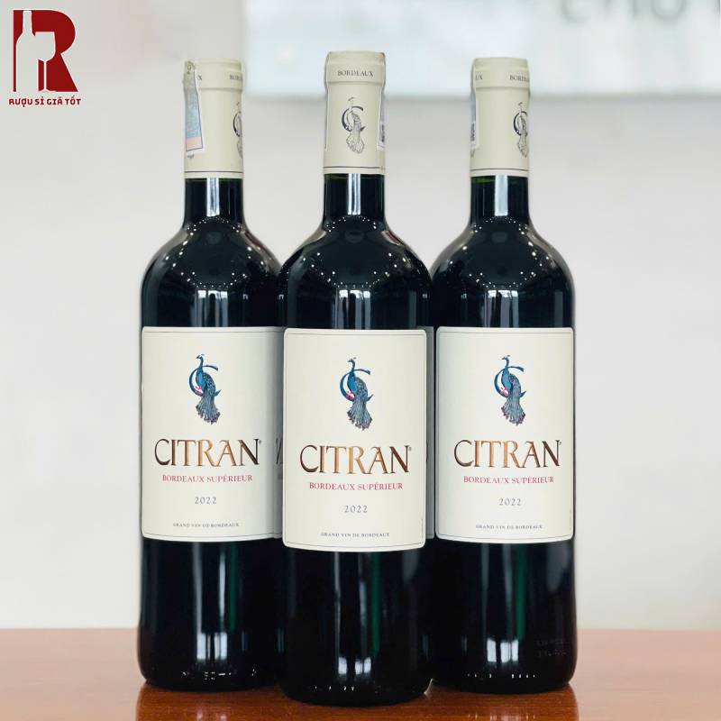 Mua Rượu Vang Pháp Đỏ Citran Superieur Chính Ngạch