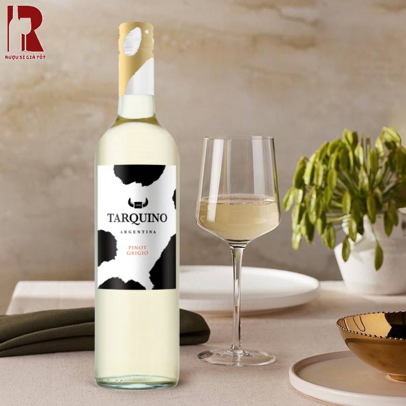 Giá Rượu Vang Tây Ban Nha Trắng Tarquino Pinot Grigio Mendoza
