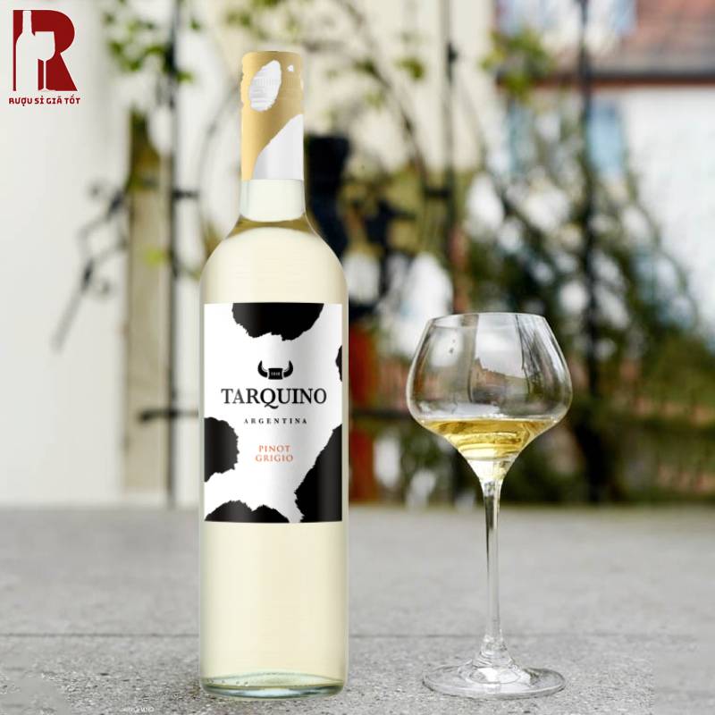 Thưởng Thức Rượu Vang Tây Ban Nha Trắng Tarquino Pinot Grigio Mendoza