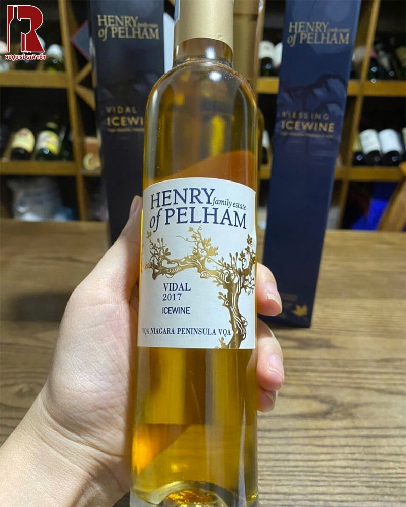 Thiết Kế Chai Rượu Vang Tuyết Canada Ice Wine Henry of Pelham Red
