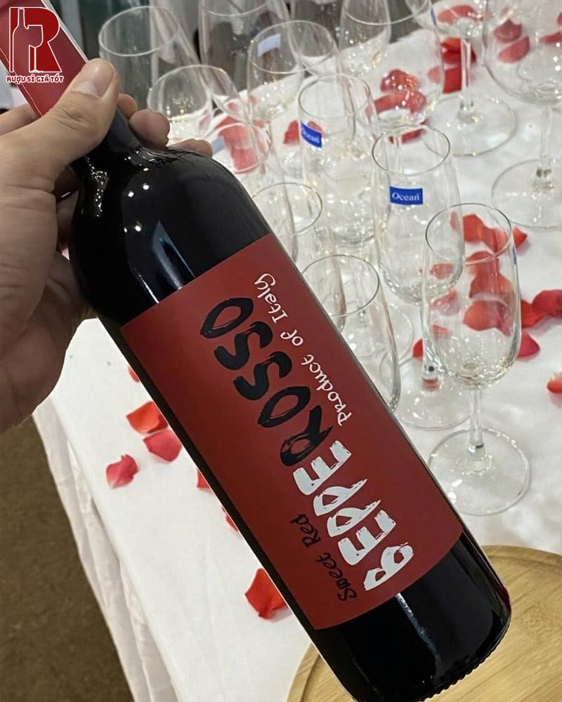 Uống Rượu Vang Ý Đỏ Beppe Rosso Brachetto Đúng Cách