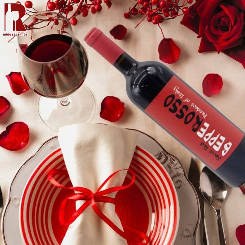 Rượu Vang Ý Đỏ Beppe Rosso Brachetto Giá Rẻ